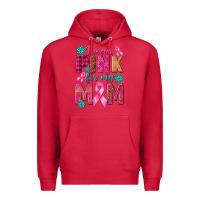 Cardinal I Wear Pink For My Mom with Butterfly Premium Hoodie - texasbilliewilder