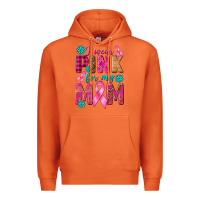 Carrot I Wear Pink For My Mom with Butterfly Premium Hoodie - texasbilliewilder