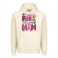 Sandshell I Wear Pink For My Mom with Butterfly Premium Hoodie - texasbilliewilder