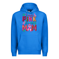 True Royal I Wear Pink For My Mom with Butterfly Premium Hoodie - texasbilliewilder