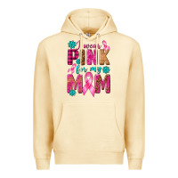 Pina Colada I Wear Pink For My Mom with Butterfly Premium Hoodie - texasbilliewilder
