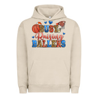 Pigment French Oak busy raising ballers basketball Urban Hoodie - Zillion Design Studio