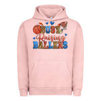 Pigment Salmon busy raising ballers basketball Urban Hoodie - Zillion Design Studio