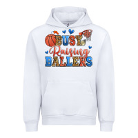 White busy raising ballers basketball Urban Hoodie - Zillion Design Studio