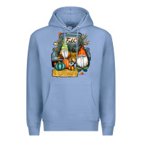 Colony Blue farm truck autumn gnomes Premium Hoodie - RanaPortraitStore