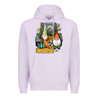 Lilac farm truck autumn gnomes Premium Hoodie - RanaPortraitStore