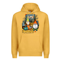 Mustard farm truck autumn gnomes Premium Hoodie - RanaPortraitStore