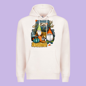 Farm Truck Autumn Gnomes Premium Hoodie Designed By Ranaportraitstore