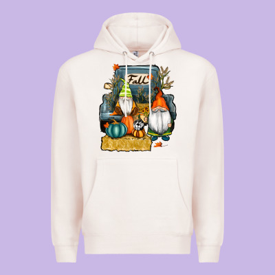 Farm Truck Autumn Gnomes Premium Hoodie Designed By Ranaportraitstore