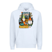 White farm truck autumn gnomes Premium Hoodie - RanaPortraitStore