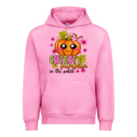 Fuchsia Pink Cutest Pumpkin In The Patch Urban Hoodie - texasbilliewilder