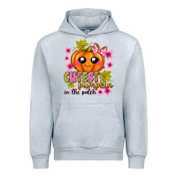 Heather Grey Cutest Pumpkin In The Patch Urban Hoodie - texasbilliewilder