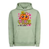Pigment Oil Green Cutest Pumpkin In The Patch Urban Hoodie - texasbilliewilder