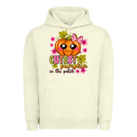 Pigment Pistachio Cutest Pumpkin In The Patch Urban Hoodie - texasbilliewilder