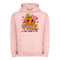 Pigment Salmon Cutest Pumpkin In The Patch Urban Hoodie - texasbilliewilder