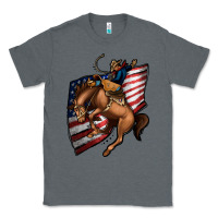 Charcoal Heather American Cowboy Classic Tee - Jasminsmagicworld