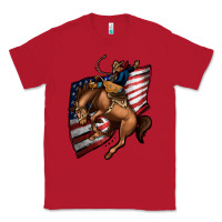 Red American Cowboy Classic Tee - Jasminsmagicworld