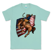 Seafoam American Cowboy Classic Tee - Jasminsmagicworld