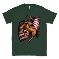 Sports Green American Cowboy Classic Tee - Jasminsmagicworld