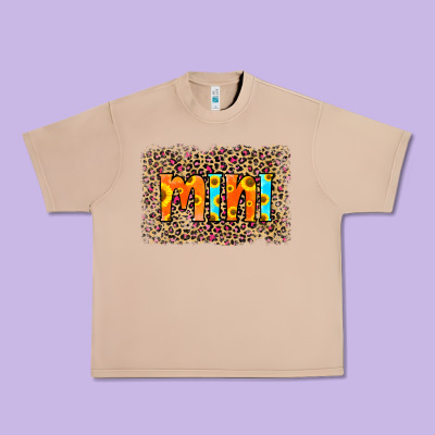 Leopard Sunflower Mimi Urban Heavy Tee Designed By Ranaportraitstore