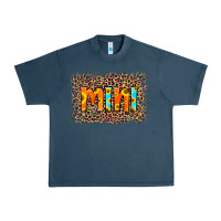 Midnight Navy Leopard Sunflower Mimi Urban Heavy Tee - RanaPortraitStore