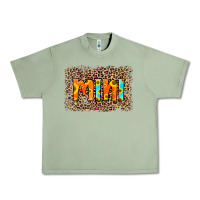 Oil Green Leopard Sunflower Mimi Urban Heavy Tee - RanaPortraitStore