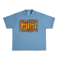 Pebble Blue Leopard Sunflower Mimi Urban Heavy Tee - RanaPortraitStore