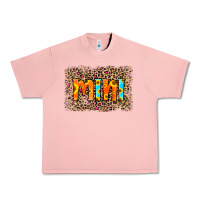 Salmon Leopard Sunflower Mimi Urban Heavy Tee - RanaPortraitStore