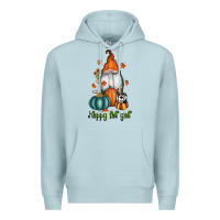 Blue Mist happy fall y'all gnome Premium Hoodie - RanaPortraitStore
