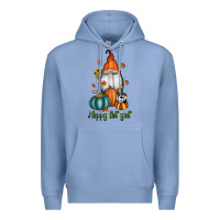 Colony Blue happy fall y'all gnome Premium Hoodie - RanaPortraitStore