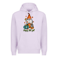 Lilac happy fall y'all gnome Premium Hoodie - RanaPortraitStore