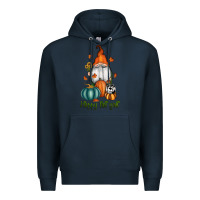 Navy happy fall y'all gnome Premium Hoodie - RanaPortraitStore