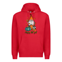 Red happy fall y'all gnome Premium Hoodie - RanaPortraitStore