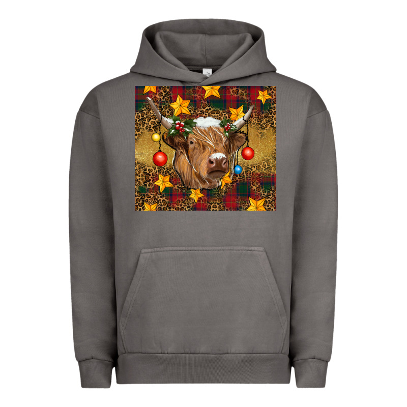 Christmas Highland Cow Tumbler Urban Hoodie by RanaPortraitStore | Teevron