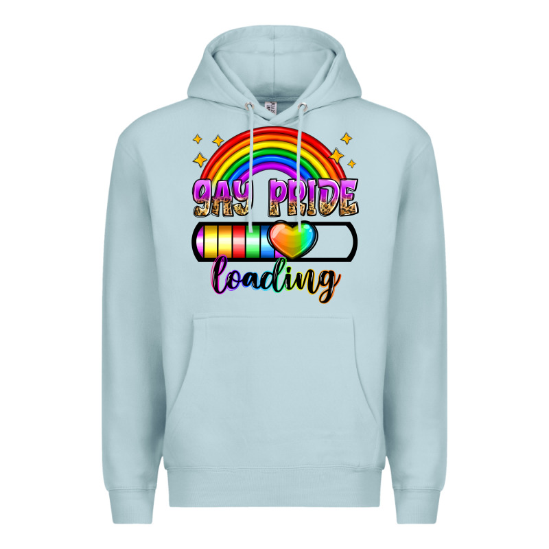 Gay Pride Loading Premium Hoodie by Zillion Design Studio | Teevron