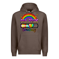 Coffee gay pride loading Premium Hoodie - Zillion Design Studio