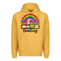 Mustard gay pride loading Premium Hoodie - Zillion Design Studio