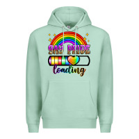Seafoam gay pride loading Premium Hoodie - Zillion Design Studio