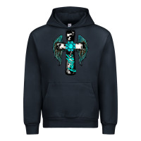 Navy cross faith gemstone wings Urban Hoodie - RanaPortraitStore