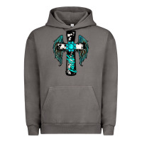 Pigment Tornado cross faith gemstone wings Urban Hoodie - RanaPortraitStore