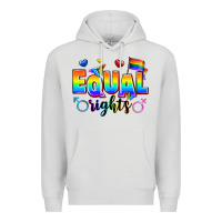 Dove Grey equal rights Premium Hoodie - Zillion Design Studio