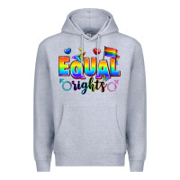 Heather Grey equal rights Premium Hoodie - Zillion Design Studio