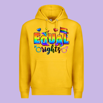 Equal Rights Premium Hoodie Designed By Zillion Design Studio