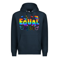 Navy equal rights Premium Hoodie - Zillion Design Studio