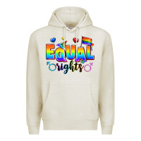 Oatmeal Heather equal rights Premium Hoodie - Zillion Design Studio