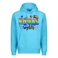 Ocean Blue equal rights Premium Hoodie - Zillion Design Studio
