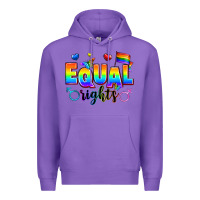 Purple equal rights Premium Hoodie - Zillion Design Studio