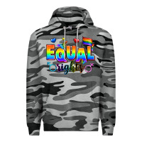 Slate Camo equal rights Premium Hoodie - Zillion Design Studio