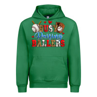 Emerald busy raising ballers baseball Urban Hoodie - Zillion Design Studio
