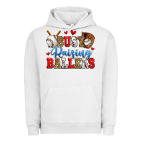 Pigment Lunar Rock busy raising ballers baseball Urban Hoodie - Zillion Design Studio